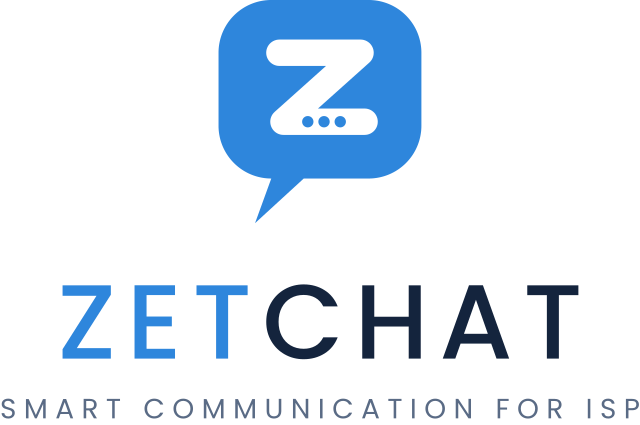 Logo ZetChat, smart communication for ISP